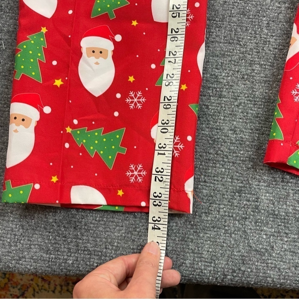SUITMEISTER Christmas Santa Holiday Suit Pants & Jacket size: Medium -38/40 - Picture 11 of 13